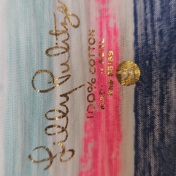 Lilly Pulitzer Jaylynne Cat Meow Stripe Tank Top - Picture 4 of 5